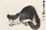 张大千笔下的懒猫：探索艺术中的悠闲生活