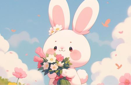 治愈系小插画：兔子与温柔世界的故事