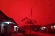舟山天空异象：血红色的天空并非地震预兆，而是渔船捕捞秋刀鱼的光线折射