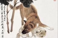 中华田园犬在国画中的描绘：憨态可掬，萌态十足