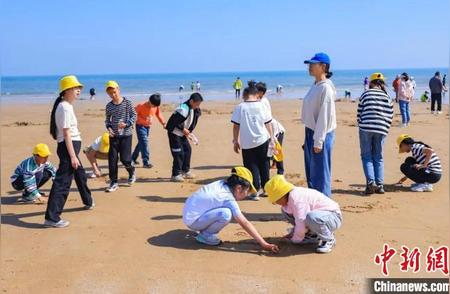 山东半岛滨海度假新风尚：游客热衷“慢节奏”赶海体验