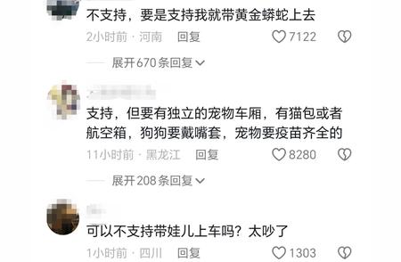 宠物搭乘高铁成为可能，网友热议：黄金蟒也能同行？