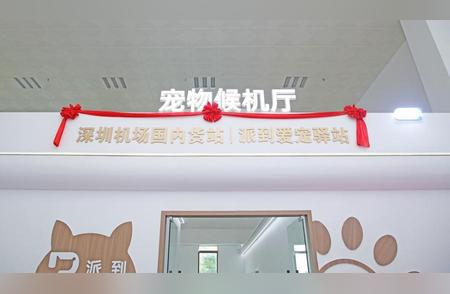 深圳启用中国首个宠物候机厅