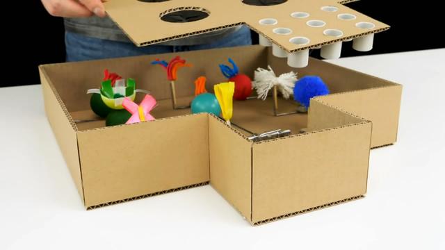 纸板玩具系列，带你学习如何用纸板制作益智宠物玩具（图解）
